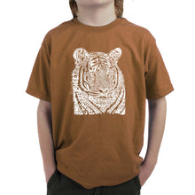 Load image into Gallery viewer, Big Cats - Boy&#39;s Word Art T-Shirt