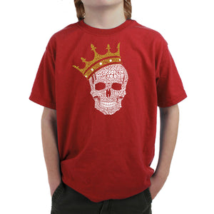 Brooklyn Crown  - Boy's Word Art T-Shirt