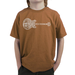 Blues Legends - Boy's Word Art T-Shirt