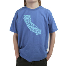 Load image into Gallery viewer, California Hearts  - Boy&#39;s Word Art T-Shirt