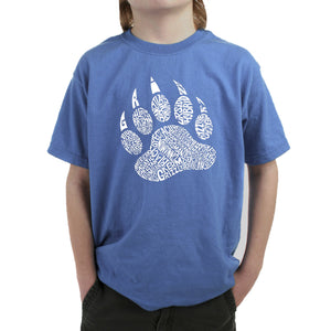 Types of Bears - Boy's Word Art T-Shirt