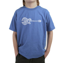 Load image into Gallery viewer, Country Guitar - Boy&#39;s Word Art T-Shirt