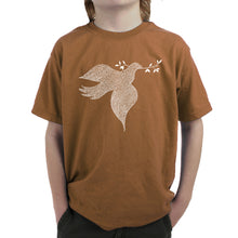 Load image into Gallery viewer, Dove -  Boy&#39;s Word Art T-Shirt