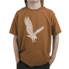 Load image into Gallery viewer, Eagle - Boy&#39;s Word Art T-Shirt