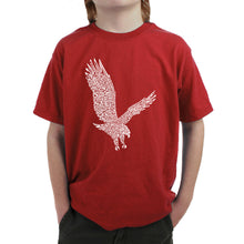 Load image into Gallery viewer, Eagle - Boy&#39;s Word Art T-Shirt