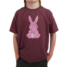 Load image into Gallery viewer, Easter Bunny  - Boy&#39;s Word Art T-Shirt