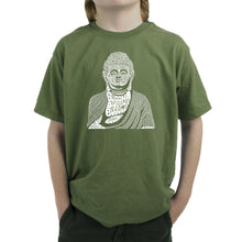 Load image into Gallery viewer, Buddha  - Boy&#39;s Word Art T-Shirt