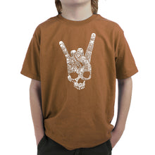 Load image into Gallery viewer, Heavy Metal Genres - Boy&#39;s Word Art T-Shirt