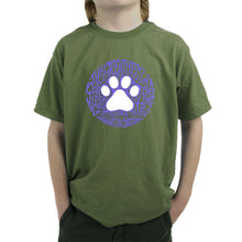 Load image into Gallery viewer, Gandhi&#39;s Quote on Animal Treatment - Boy&#39;s Word Art T-Shirt