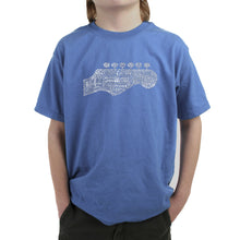 Load image into Gallery viewer, Guitar Head - Boy&#39;s Word Art T-Shirt