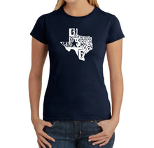 Load image into Gallery viewer, Everything is Bigger in Texas - Women&#39;s Word Art T-Shirt