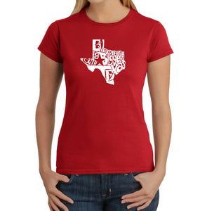 Everything is Bigger in Texas - Women's Word Art T-Shirt
