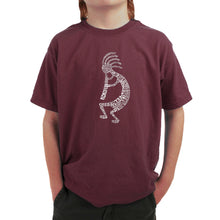 Load image into Gallery viewer, Kokopelli - Boy&#39;s Word Art T-Shirt