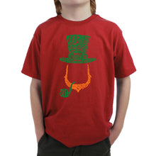 Load image into Gallery viewer, Leprechaun  - Boy&#39;s Word Art T-Shirt