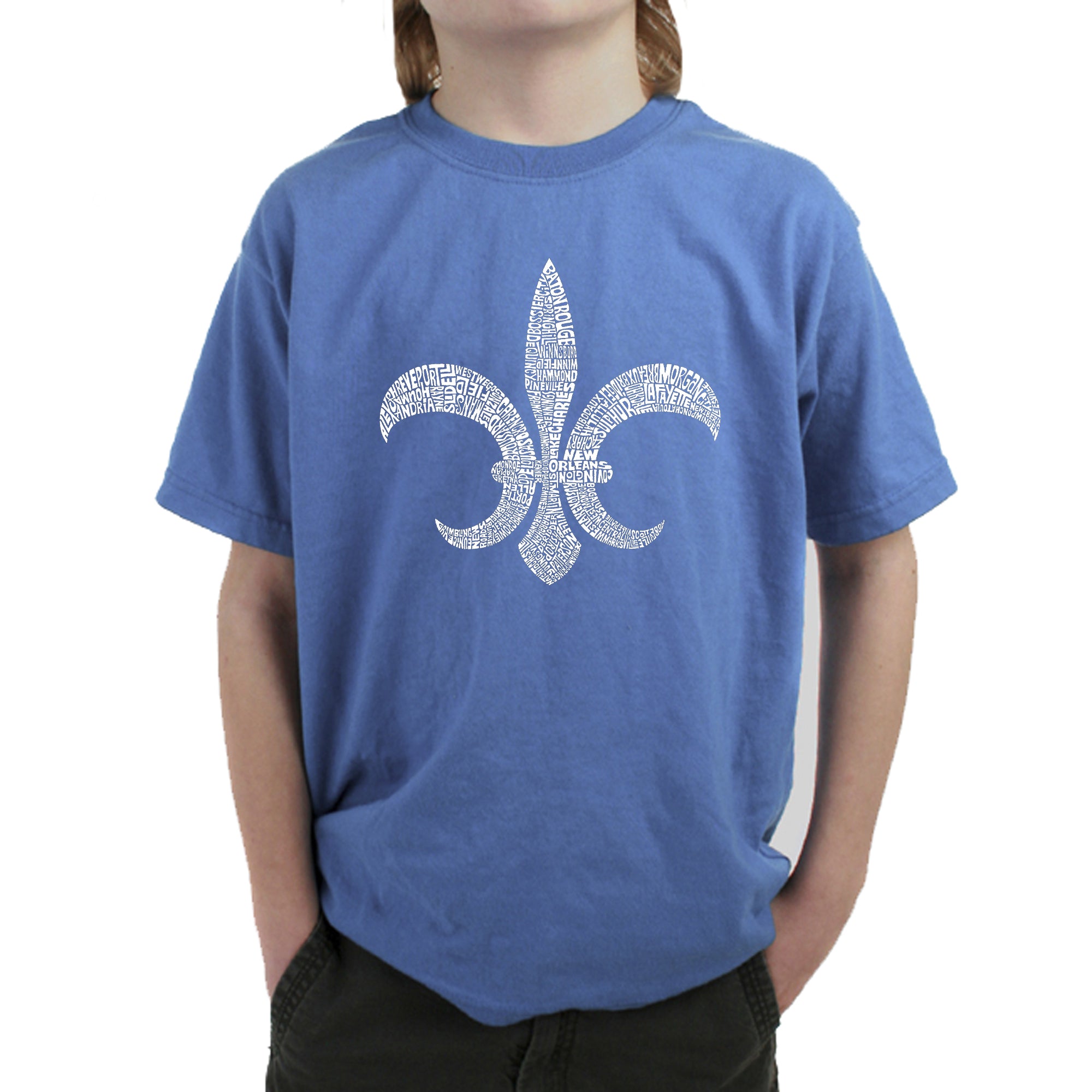 Louisiana word art shirt