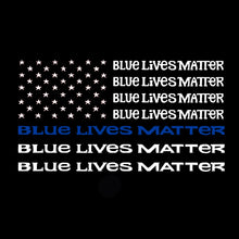 Load image into Gallery viewer, Blue Lives Matter - Women&#39;s Word Art V-Neck T-Shirt