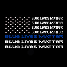 Load image into Gallery viewer, Blue Lives Matter - Men&#39;s Word Art T-Shirt