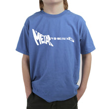 Load image into Gallery viewer, Metal Head - Boy&#39;s Word Art T-Shirt