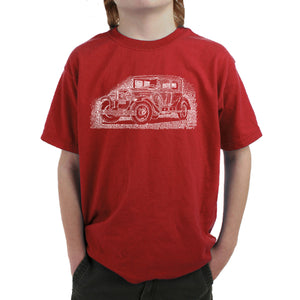 Legendary Mobsters - Boy's Word Art T-Shirt