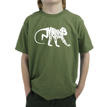Load image into Gallery viewer, Monkey Business - Boy&#39;s Word Art T-Shirt