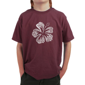 Mahalo - Boy's Word Art T-Shirt