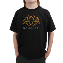 Load image into Gallery viewer, Namaste - Boy&#39;s Word Art T-Shirt