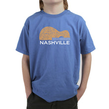 Load image into Gallery viewer, Nashville Guitar - Boy&#39;s Word Art T-Shirt