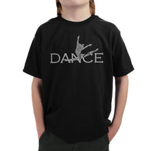 Load image into Gallery viewer, Dancer - Boy&#39;s Word Art T-Shirt