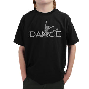 Dancer - Boy's Word Art T-Shirt