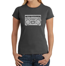 Load image into Gallery viewer, Greatest Rap Hits of The 1980&#39;s - Women&#39;s Word Art T-Shirt
