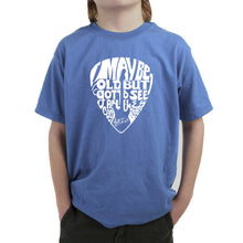 Load image into Gallery viewer, Guitar Pick  - Boy&#39;s Word Art T-Shirt