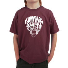 Load image into Gallery viewer, Guitar Pick  - Boy&#39;s Word Art T-Shirt