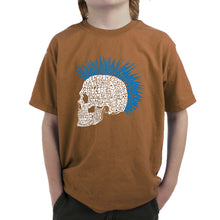 Load image into Gallery viewer, Punk Mohawk - Boy&#39;s Word Art T-Shirt