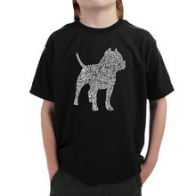 Load image into Gallery viewer, Pitbull -  Boy&#39;s Word Art T-Shirt