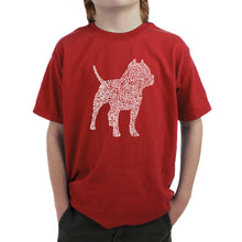 Load image into Gallery viewer, Pitbull -  Boy&#39;s Word Art T-Shirt