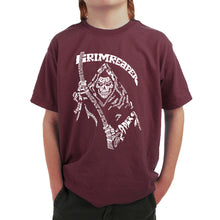 Load image into Gallery viewer, Grim Reaper  - Boy&#39;s Word Art T-Shirt