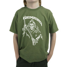 Load image into Gallery viewer, Grim Reaper  - Boy&#39;s Word Art T-Shirt