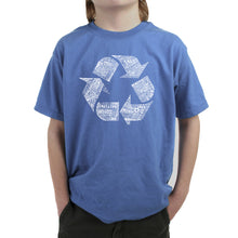 Load image into Gallery viewer, 86 RECYCLABLE PRODUCTS - Boy&#39;s Word Art T-Shirt