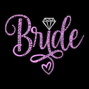 Full Length Word Art Apron - Bride