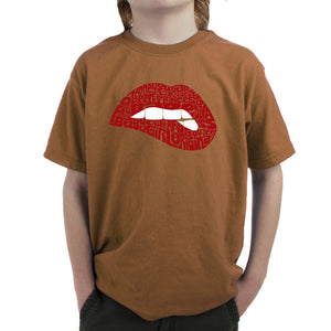 Savage Lips - Boy's Word Art T-Shirt