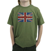 Load image into Gallery viewer, God Save The Queen - Boy&#39;s Word Art T-Shirt