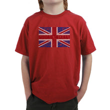 Load image into Gallery viewer, God Save The Queen - Boy&#39;s Word Art T-Shirt