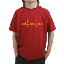 Load image into Gallery viewer, San Francisco Bridge  - Boy&#39;s Word Art T-Shirt