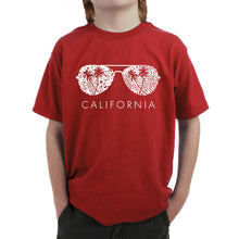 Load image into Gallery viewer, California Shades - Boy&#39;s Word Art T-Shirt