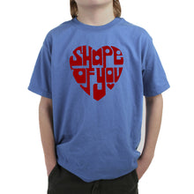 Load image into Gallery viewer, Shape of You  - Boy&#39;s Word Art T-Shirt