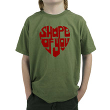 Load image into Gallery viewer, Shape of You  - Boy&#39;s Word Art T-Shirt