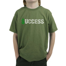 Load image into Gallery viewer, Success  - Boy&#39;s Word Art T-Shirt