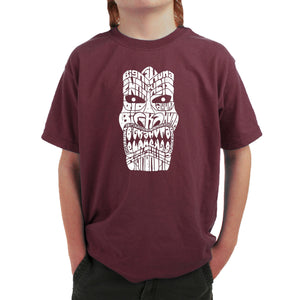 TIKI BIG KAHUNA - Boy's Word Art T-Shirt