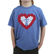 Load image into Gallery viewer, Boy&#39;s Word Art T-shirt - Til Death Do Us Part