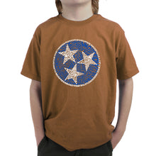 Load image into Gallery viewer, Tennessee Tristar - Boy&#39;s Word Art T-Shirt